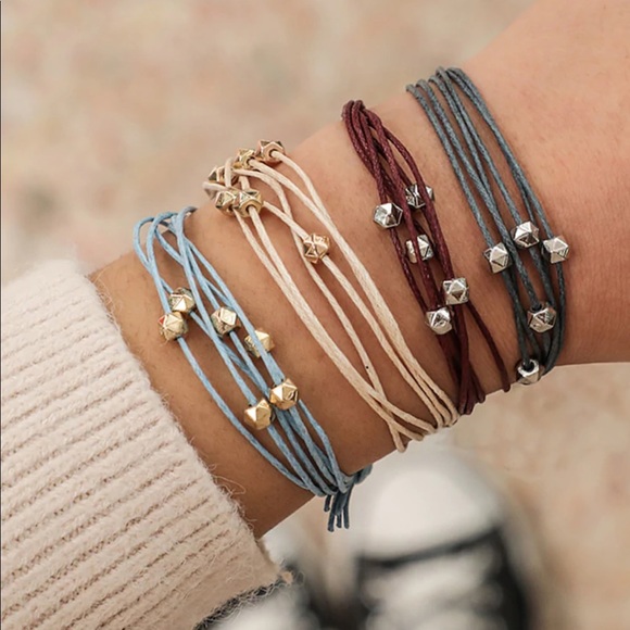 Urban Outfitters Jewelry - Adjustable Strap + Bead Simple Bracelet